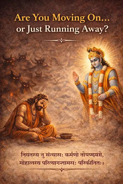 क्या समस्या से भागना ही त्याग है? गीता का उत्तर