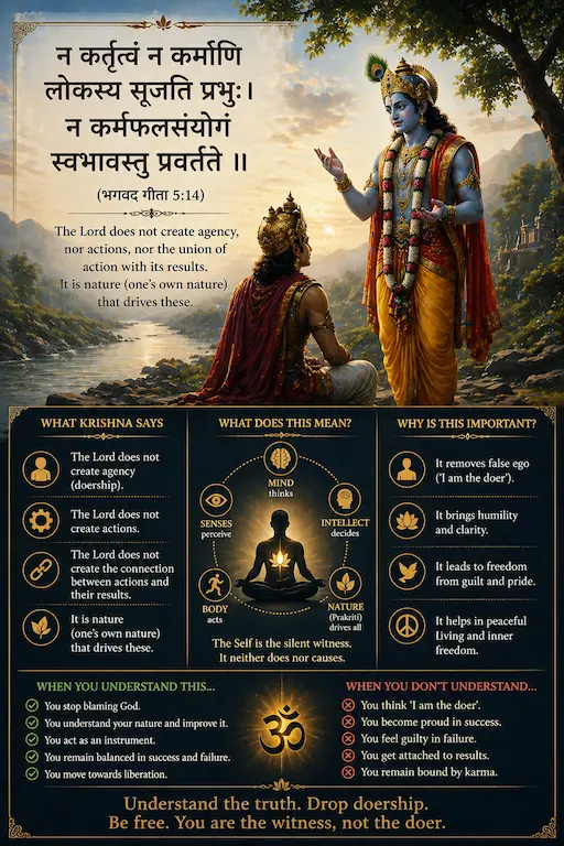 “Stop Blaming God — The Bhagavad Gita Says You’re Responsible for Your Life”