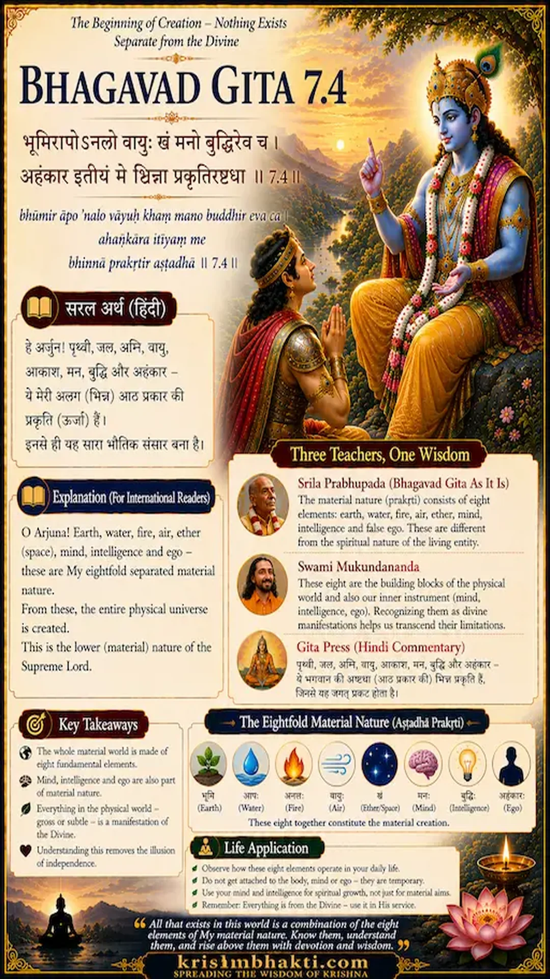 क्या आपने कभी सोचा है कि यह दुनिया आखिर बनी कैसे है? 🌍 जानिए कृष्ण का रहस्य