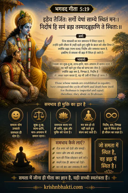 The Winner's Mindset: Decoding Gita 5:19 for Modern Success